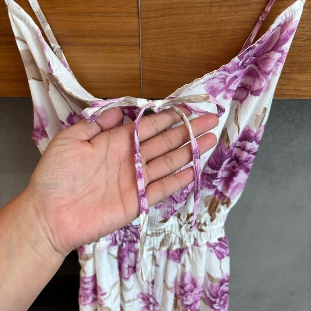 NWOT Abercrombie & Fitch Maxi Floral Dress, Size XS